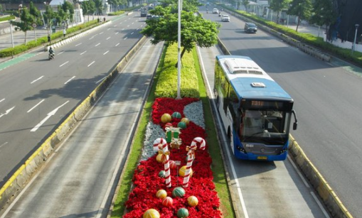 Jakarta Terlihat Lengang Saat Liburan Natal dan Tahun Baru