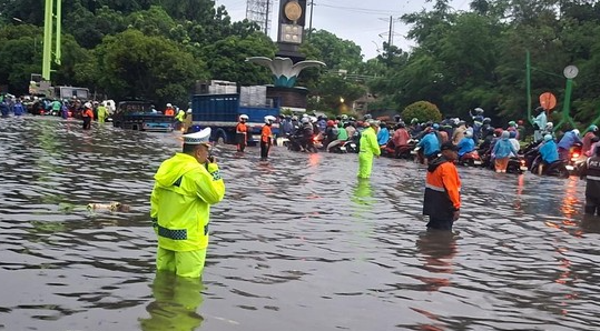 Titik Banjir di Daerah Jakarta Meluas Pagi Ini