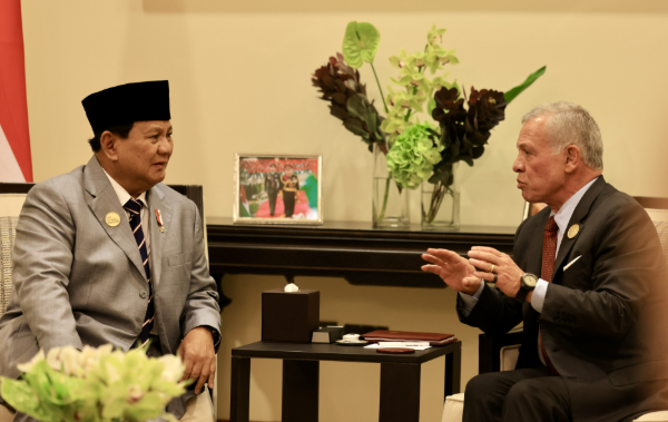 Prabowo Bahas Gaza Bersama Raja Abdullah II di Yordania