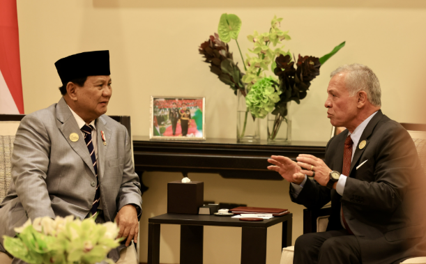 Prabowo Bahas Gaza Bersama Raja Abdullah II di Yordania